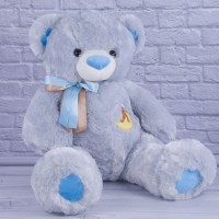 М`яка іграшка «Бублик 1/7» 70 см сіра, ПП Копиця