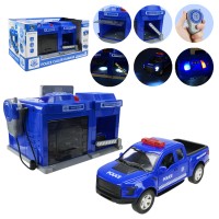 Паркінг «Поліція» зі світлом, звуком та авто, на батарейці, у коробці 37х25х20 см