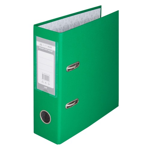 Папка-реєстратор, А5 одностороння збірна 70 мм, PP, зелена ТМ Buromax