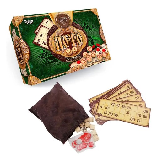 Лото «Дорожнє» бочата, у коробці 27х19х8 см, ТМ Данко Тойс