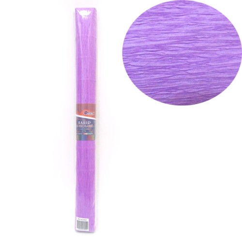 Гофро-папір 150 % 50х200 см 95 гр/м2 бузковий, TM J.Otten