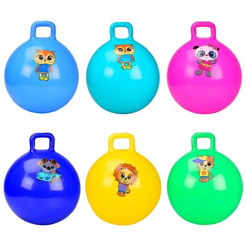 М'яч для фітнесу з ріжками 45 см, 350 грам