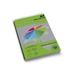 Папір кольоровий А4 100 аркушів 160 г/м2, інтенсив зелений, SPECTRА COLOR