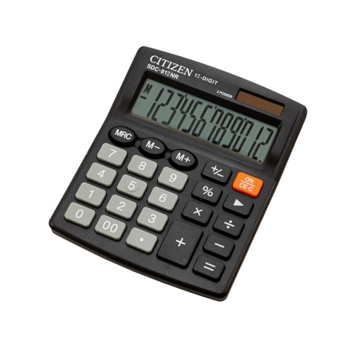 Калькулятор «CITIZEN» 10,5х12,5 см, SDC812NR
