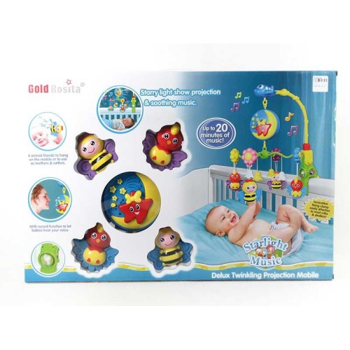 Мобіль музичний з проектором та записом голосу, у коробці 62х10х41 см