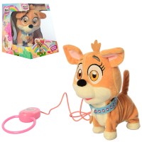 Собачка «Кіккі» 18 см р/к музична з українською озвучкою та рухомими деталями, у коробці 18,5х23х21 см