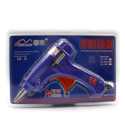 Пістолет клейовий «Easy» під європейську розетку 20W, 0,7 см