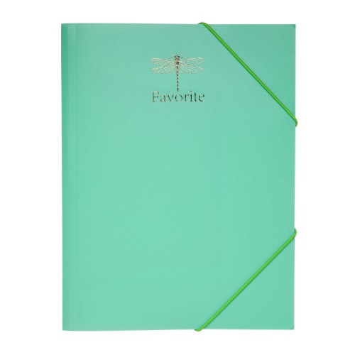 Папка «PASTEL», А4, на гумках, м'ятна, ТМ Buromax