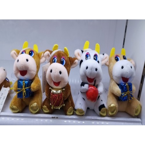 М`яка іграшка «Бик» 10 см, в асортименті