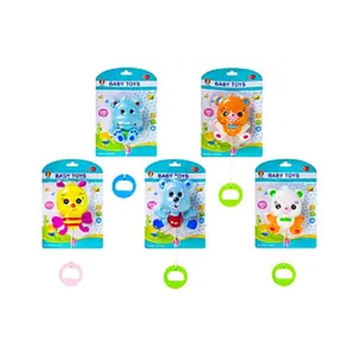 Брязкальце заводне, в асортименті, на планшетці 16х24 см