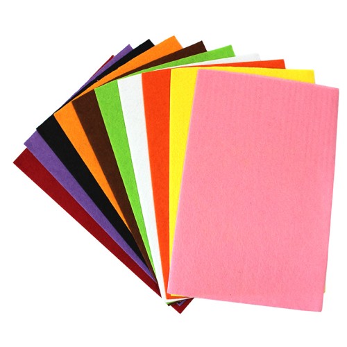 Набір фетру А4 2 мм 10 кольорів, ТМ Leader