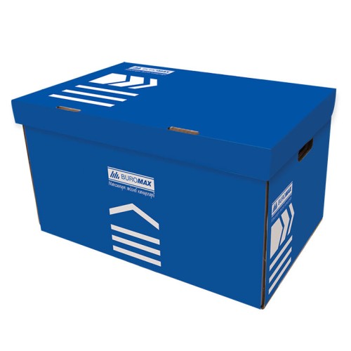 Короб для архівних боксів 56х38х26,5 синій, ТМ Buromax