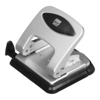 Діркопробивач до 30 аркушів металевий, срібний, ТМ Buromax