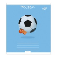 Зошит 12 арк., лінійка Brisk «Спорт» №2124