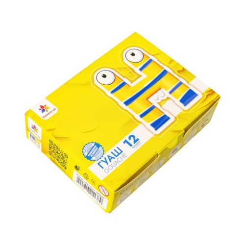 Фарби гуашеві «Малюки» на 12 кольорів по 10 мл, Гамма-Н