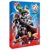 Папка для праці «Marvel» А4 картонна на гумках, ТМ Yes