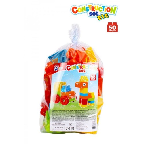 Конструктор з 50 деталей, 30х23х16 см, ТМ Технок