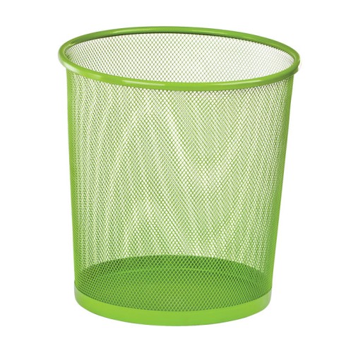 Кошик круглий, металевий, салатний, 265х265х280 мм, ZiBi