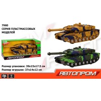 Танк «АВТОПРОМ», на батарейці, світло, звук, в асортименті, у коробці 39х15х17,5 см