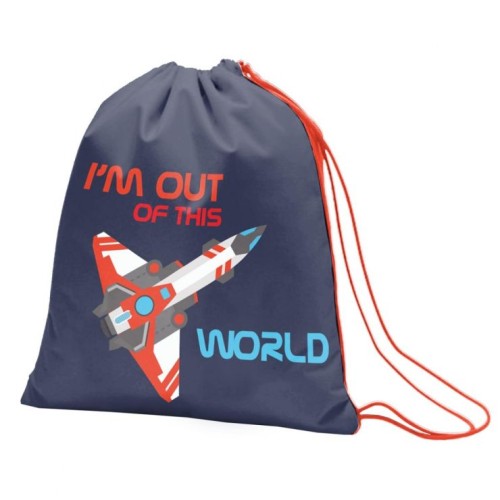 Сумка для взуття «Space» синя, ТМ 1 Вересня, SB - 10