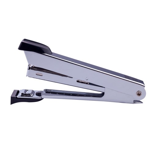 Степлер металевий до 12 аркушів чорний, скоба № 10,ТМ JOBMAX