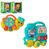 Орган 15 см розвиваючий музичний зі світлом та українською озвучкою, на батарейці,, в асортименті, у коробці 18х18,5х5,5 см