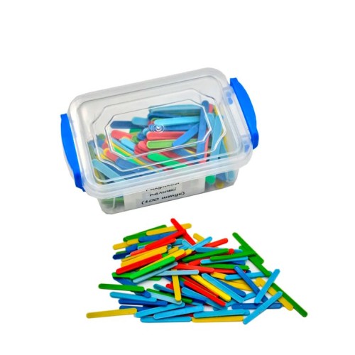 Рахункові палички 100 шт контейнері