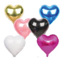 Кульки фольговані «Серце» 46 см, ТМ Leader