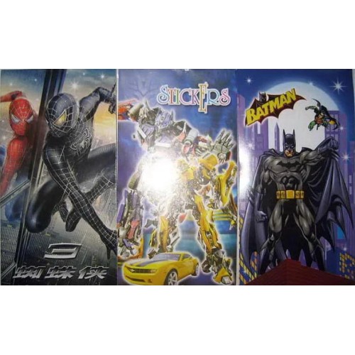 Наліпки об'ємні блокнот «SM, TR, L» в асортименті, J. Otten