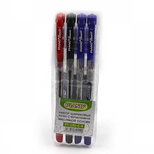 Набір ручок «Classic» кульково-масляних з 4 кольорів,ТМ J.Otten