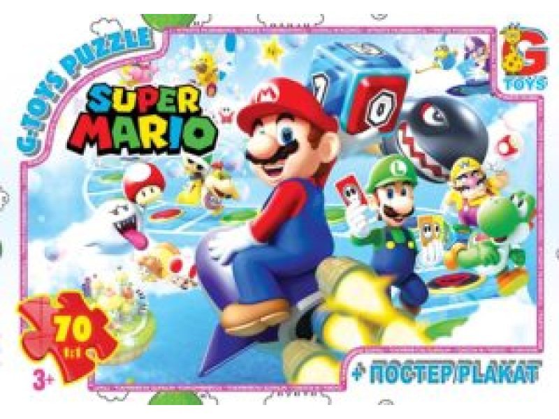 Пазли 70 елементів «Маріо» ТМ G-Toys