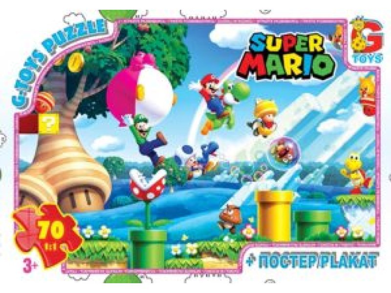 Пазли «Маріо» на 70 елементів, ТМ G-Toys