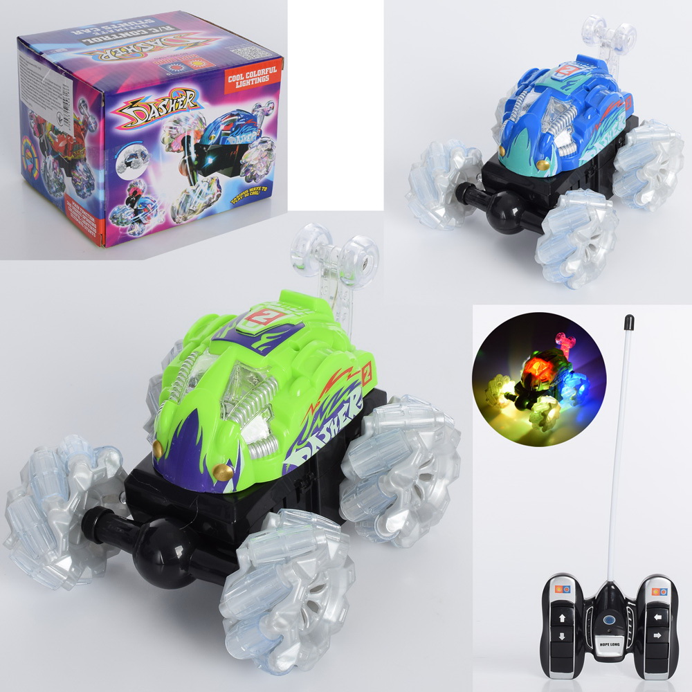 Перевертиш 15 см р/к зі світлом та поворотом на 360, в асортименті, у коробці 15х11,5х13 см