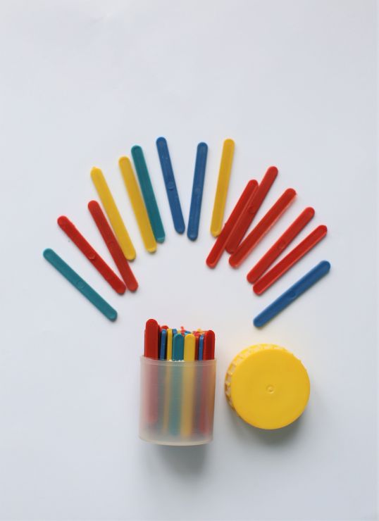 Рахункові палички 50 шт. в тубусі