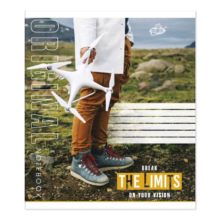 Зошит на 60 аркушів у лінію «Мікс хлопчики», №2234, ТМ Brisk