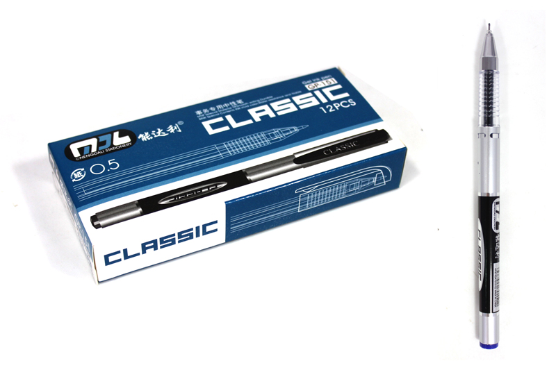 Ручка гелева, синя, 0,5 мм