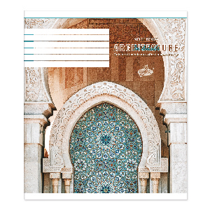 Зошит, 96 аркушів, лінія, « Нейтральний мікс», №2238, ТМ Brisk