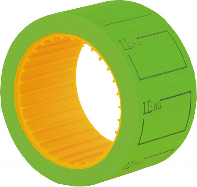 Етикетки-цінники «Ціна» 30х20 мм зелені, 200 шт, ТМ Economix