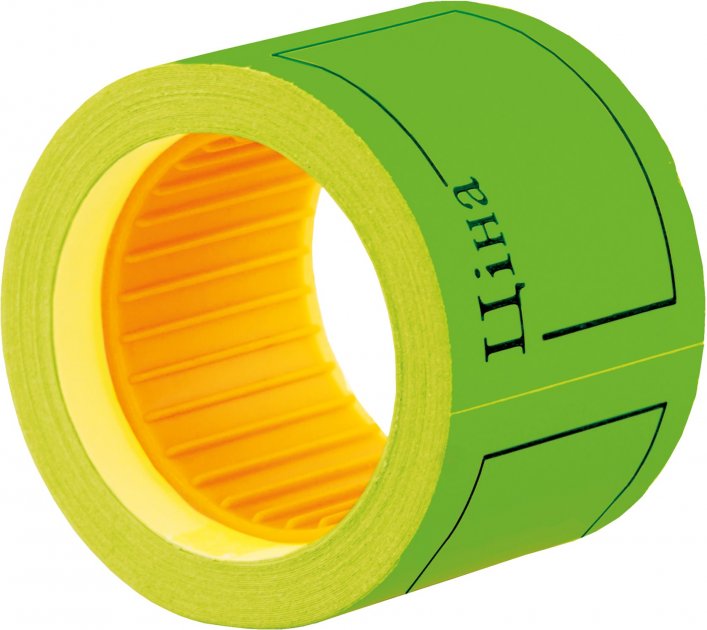 Етикетки-цінники «Ціна» 50х40 мм зелені, 100 шт, ТМ Economix