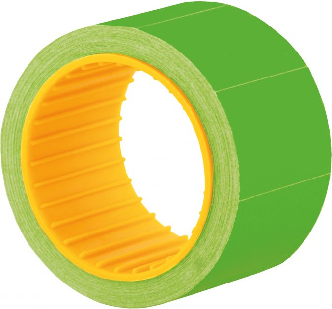 Етикетки-цінники 30х20 мм зелені, 200 шт, ТМ Economix