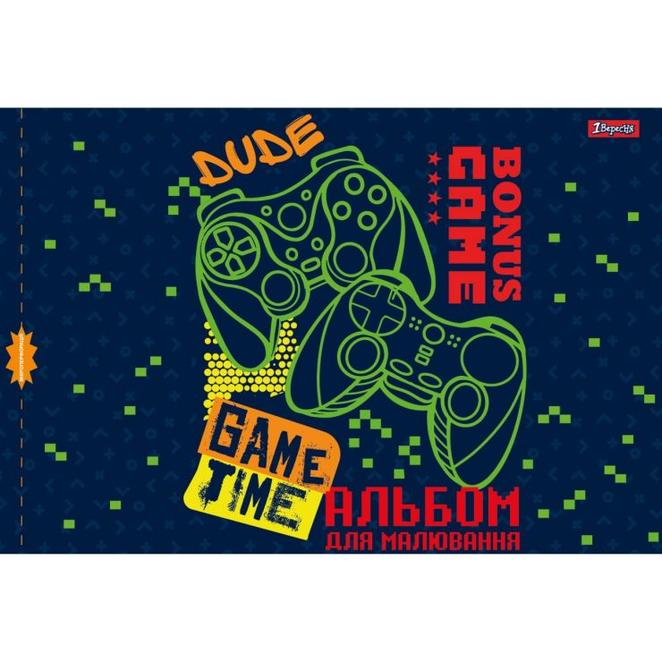 Альбом А4 28 аркушів 100 г/м2 на скобі з перфорацією, ТМ 1 Вересня