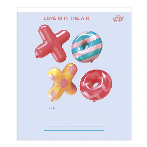 Зошит на 48 аркушів у лінію «Мікс Дівчинки», №2271, ТМ Brisk