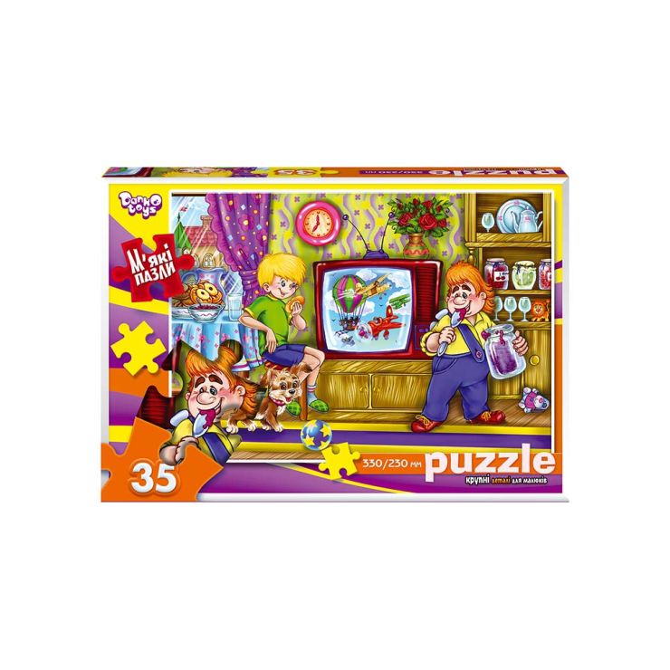 Пазли м'які на 35 елементів, ТМ Данко Тойс