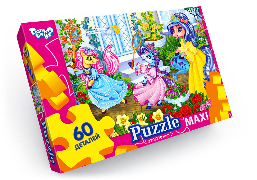 Пазли на 60 елементів максі , ТМ Данко Тойс