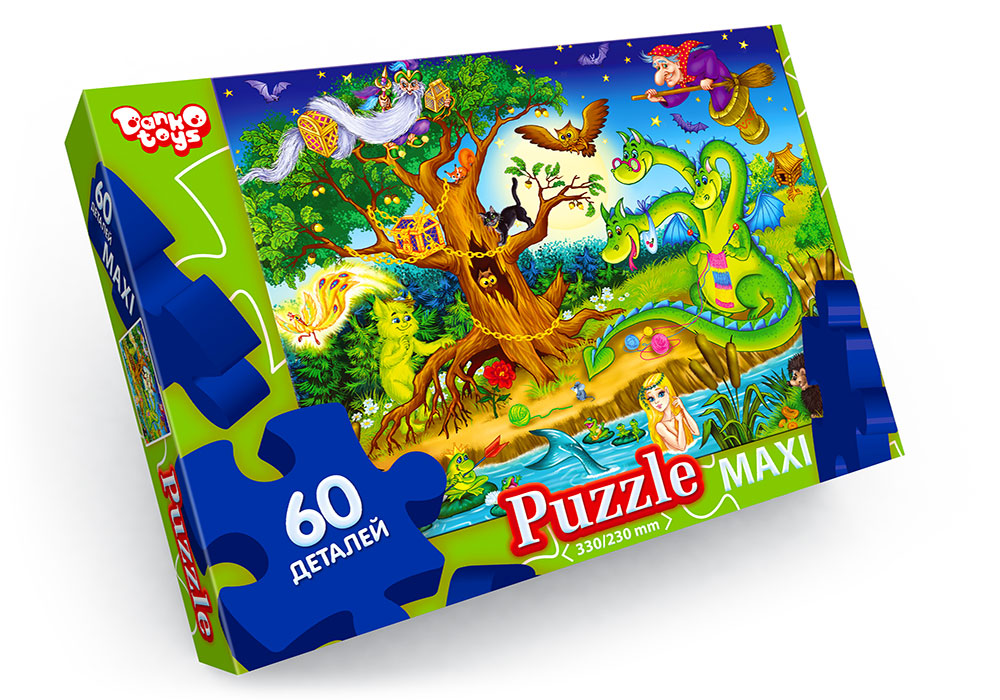 Пазли на 60 елементів максі , ТМ Данко Тойс