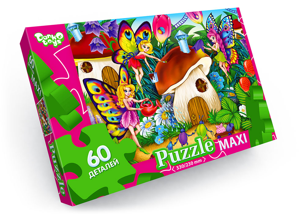 Пазли на 60 елементів максі , ТМ Данко Тойс