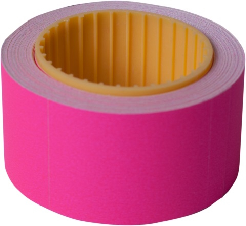 Етикетки-цінники 30х40 см малинові 150 шт., 4,5 метра, зовнішня намотка, ТМ Buromax