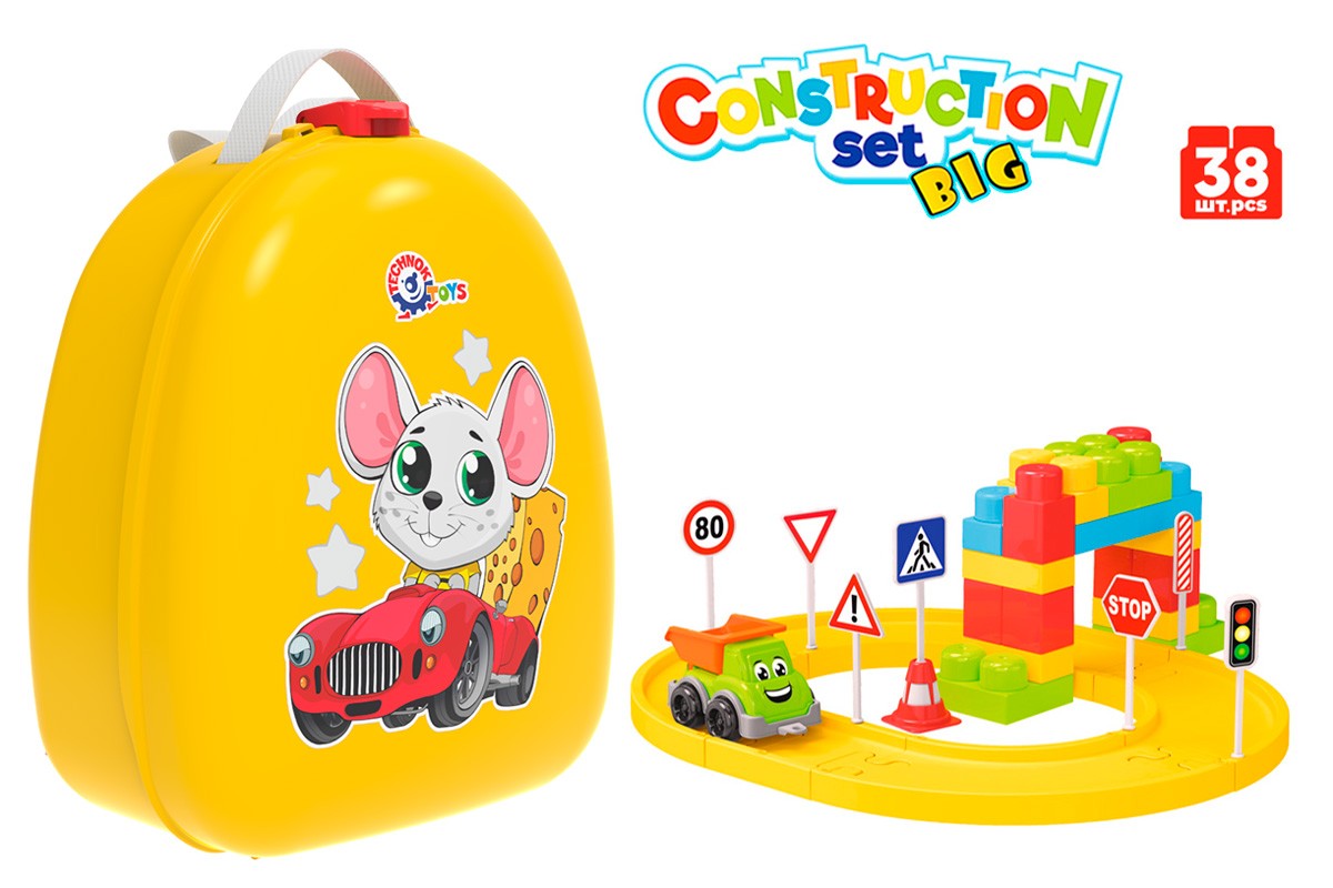 Конструктор з 38 деталей, у рюкзаку 37х23х26,5 см, ТМ Технок