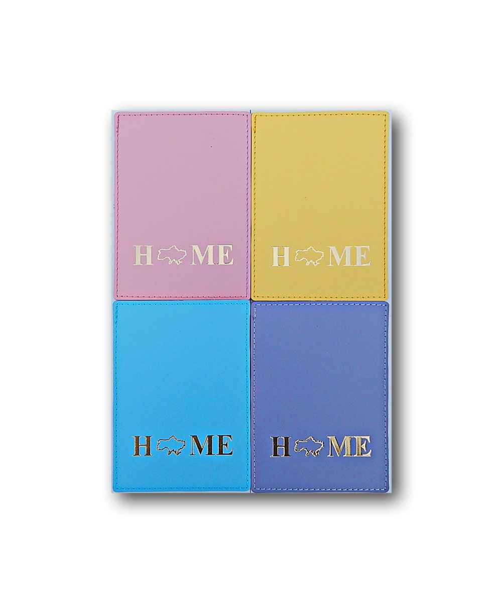 Обкладинка на ID Passport «HOME» зі шкіри 140х95 мм
