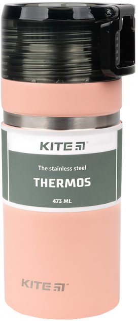 Термос «Kite» 473 мл персиковий TM Kite